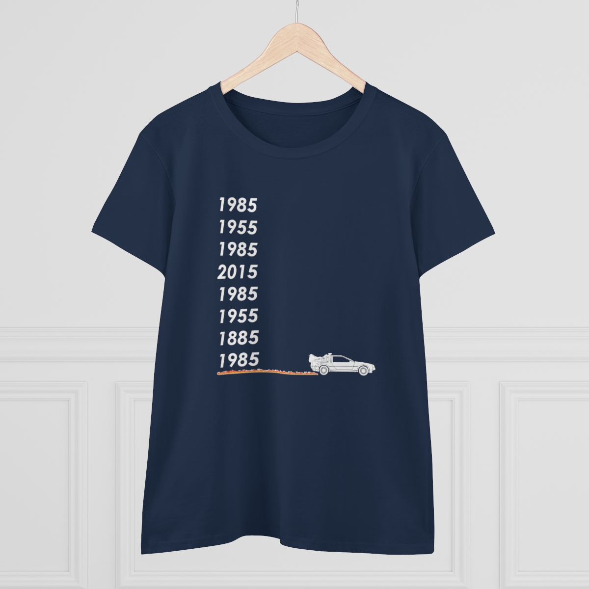 McFly Timeline Women's T-Shirt | Back To The Future | Graphic Tee - Image 3