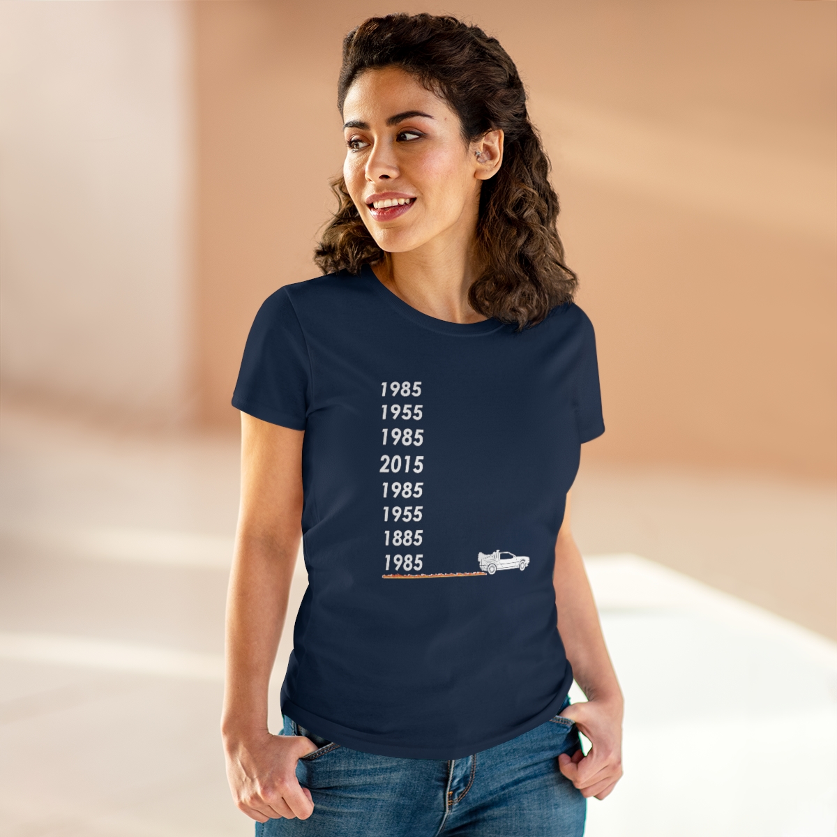 McFly Timeline Women's T-Shirt | Back To The Future | Graphic Tee - Image 5