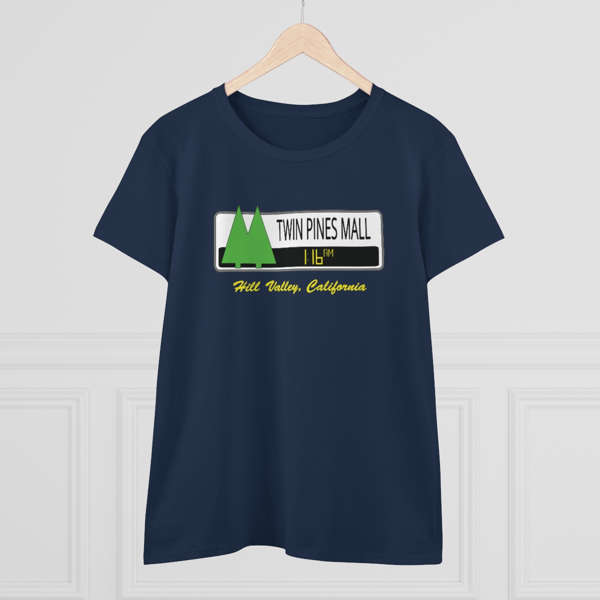 Twin Pines Mall Women's T-Shirt | Back To The Future | Graphic Tee - Image 3