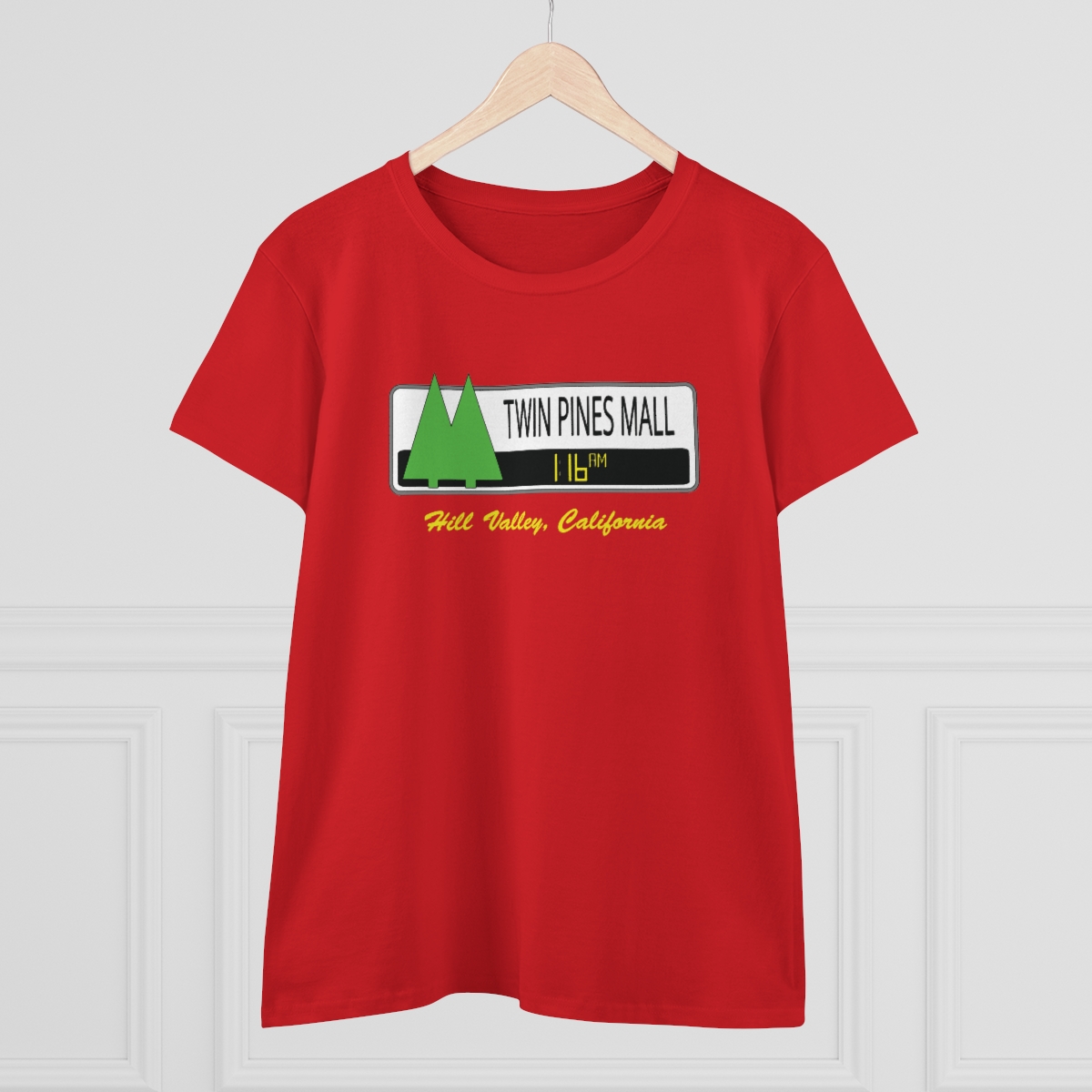 Twin Pines Mall Women's T-Shirt | Back To The Future | Graphic Tee - Image 13