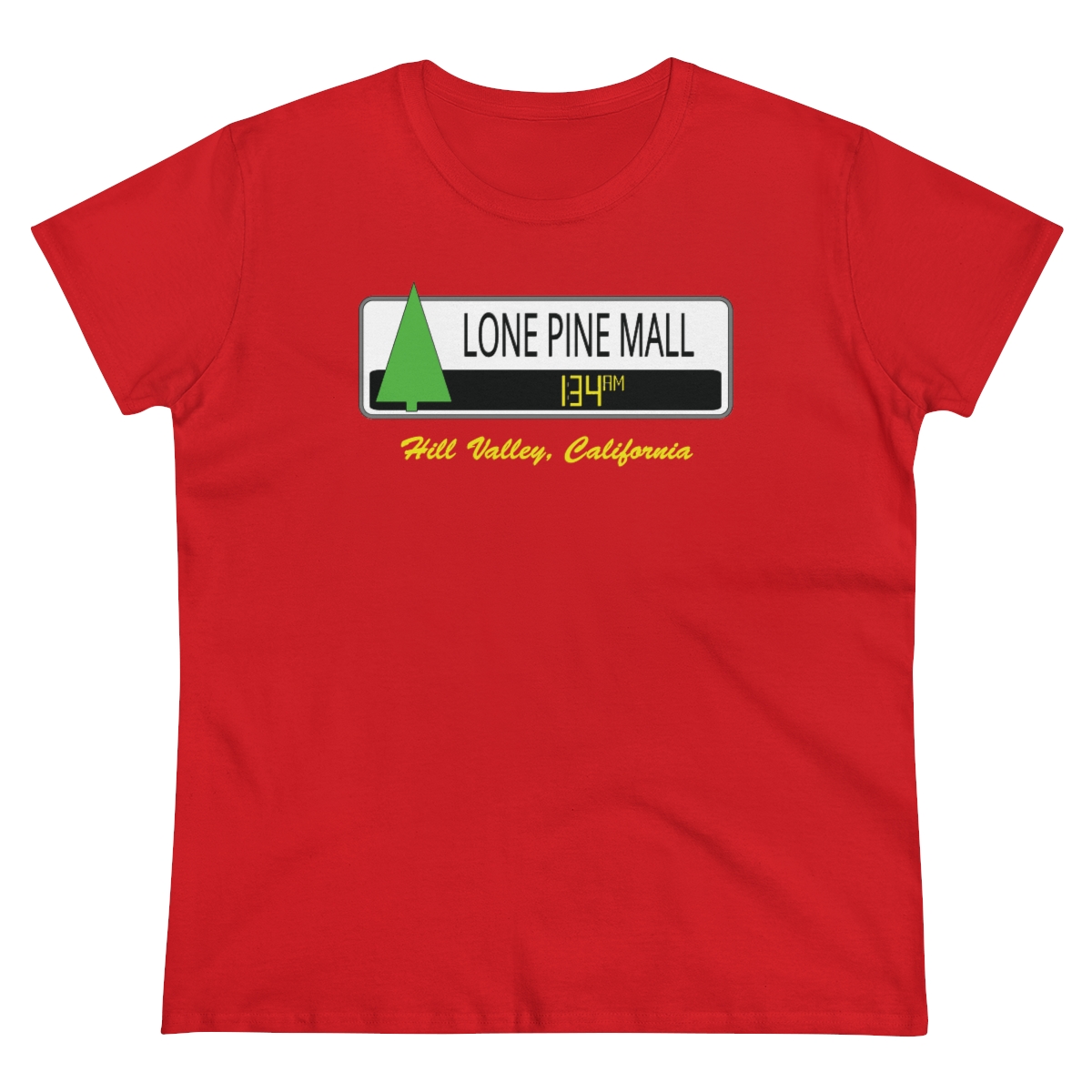 Lone Pines Mall Women's T-Shirt | Back To The Future | Graphic Tee - Image 11