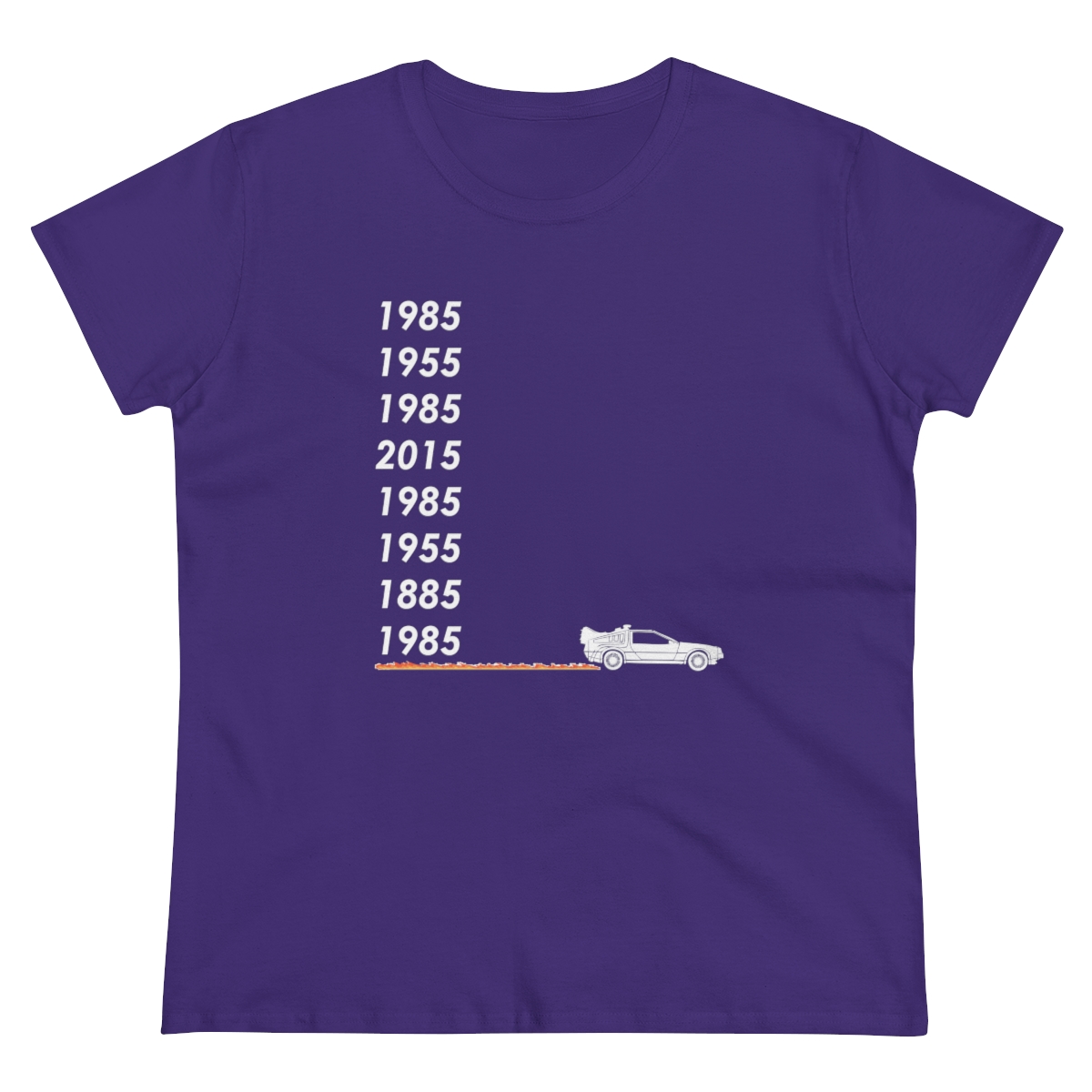 McFly Timeline Women's T-Shirt | Back To The Future | Graphic Tee - Image 6