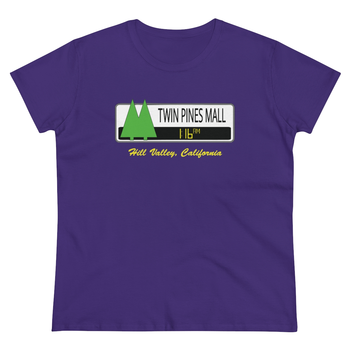 Twin Pines Mall Women's T-Shirt | Back To The Future | Graphic Tee - Image 6